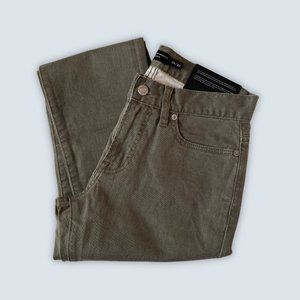 New Club Monaco Super Slim Denim Green Jeans Size 28/32